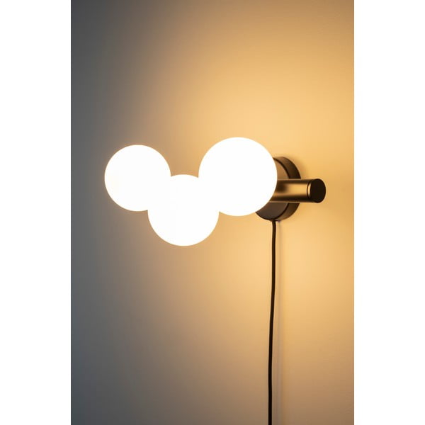 Melnbalta sienas lampa Monica – White Label-image-2