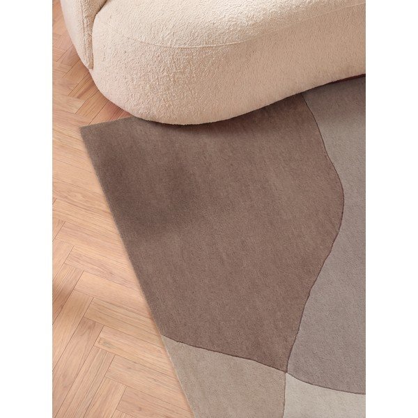 Brūns/bēšs vilnas paklājs 200x290 cm Virelle – Villeroy&Boch-image-2