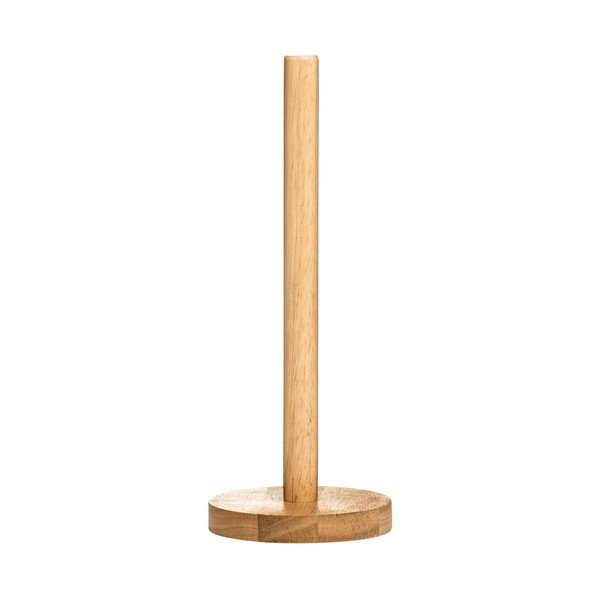 Dabīga toņa koka papīra dvieļu statīvs ø 12 cm Soka – Premier Housewares-image-3