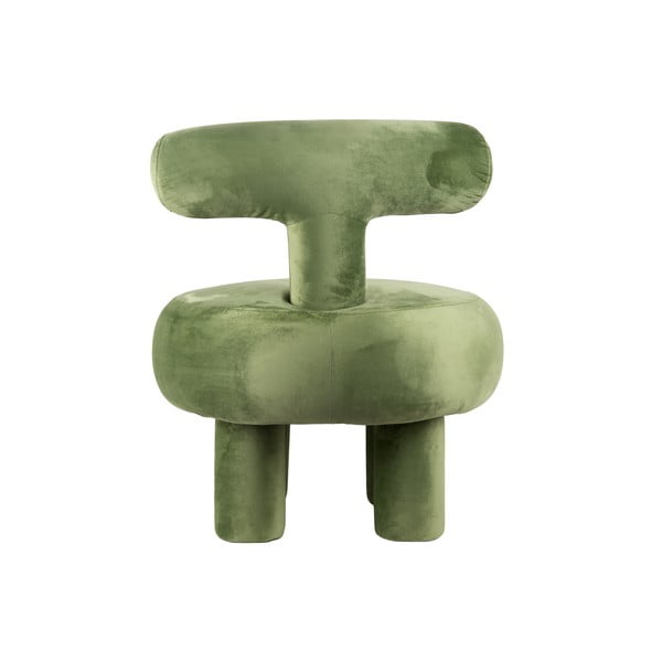 Gaiši zaļš samta atpūtas krēsls Abrazo – Leitmotiv-image-3