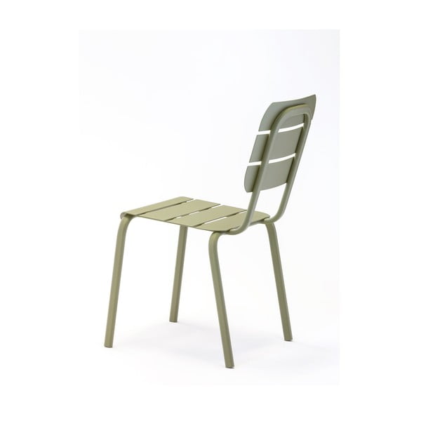 Zaļi metāla dārza krēsli (4 gab.) Alicante – Ezeis-image-3