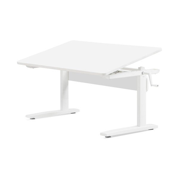Balts rakstāmgalds ar regulējamu augstumu Flexa Elegant-image-1