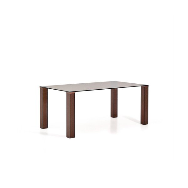 Stikla ēdamgalds 90x160 cm Adularia – Kave Home