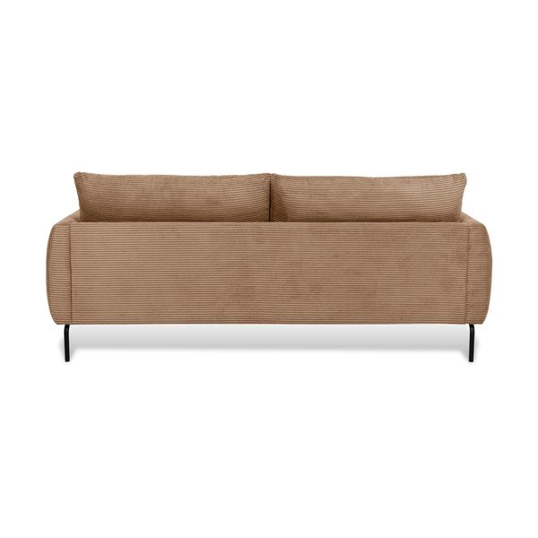 Gaiši brūns velveta dīvāns 212 cm Venray – Scandic-image-2