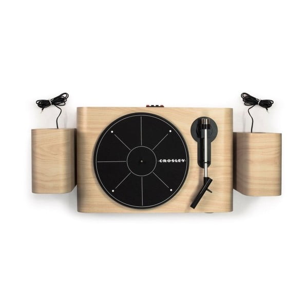 Bēšs un melns Crosley Gig Vinilplašu atskaņotājs-image-3