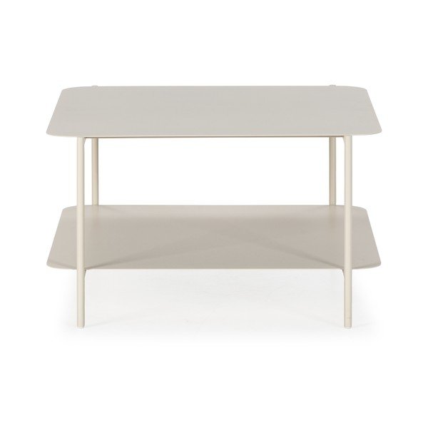 Krēmkrāsas metāla žurnālgaldiņš 70x73 cm Beatrix – MOME-image-2