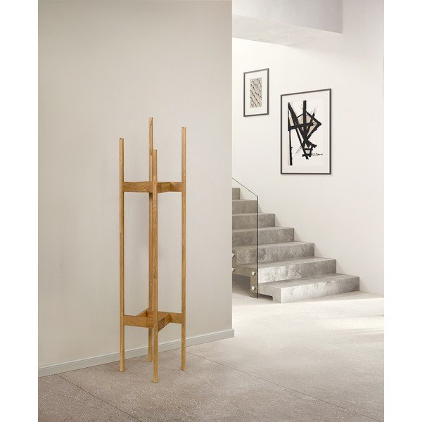 Mēteļu pakaramais no masīvkoka Woodman Hilbert-image-1