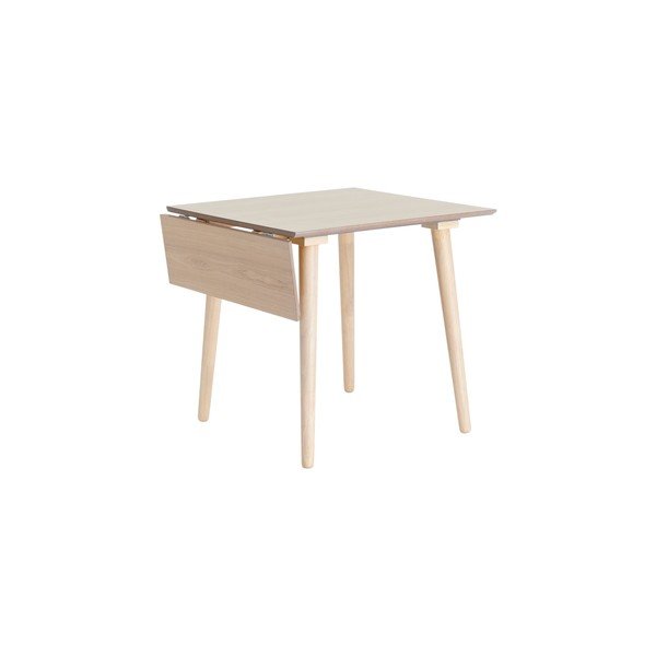 Izvelkams ēdamgalds ar papildu galda virsmu ar gobas imitāciju 80x80 cm Jolina – Ellos Home-image-4