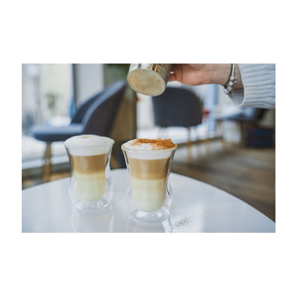 Stikla krūzes (6 gab.) ar dubultsienu 250 ml – Vialli Design-image-3