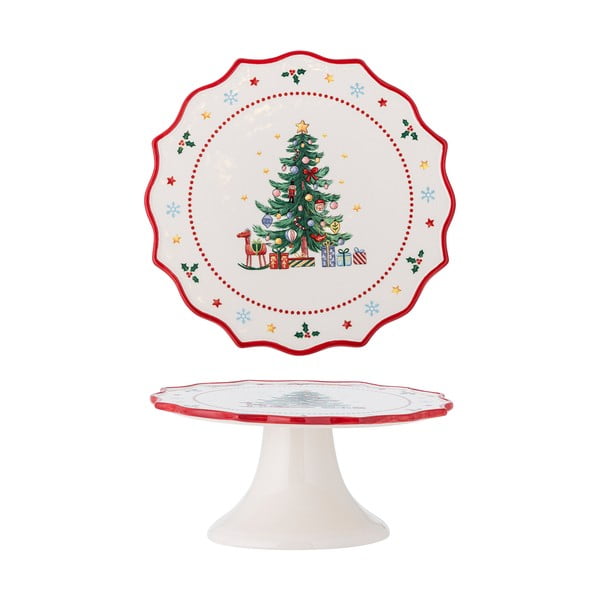 Keramikas saldumu statīvs ar Ziemassvētku motīvu Naive – Bloomingville-image-3