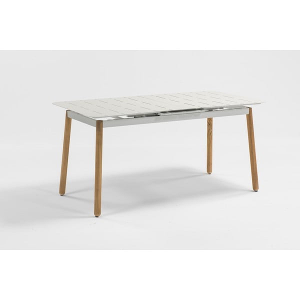 Balts/olīvzaļš metāla dārza mēbeļu komplekts Ezeis Alicante-image-3