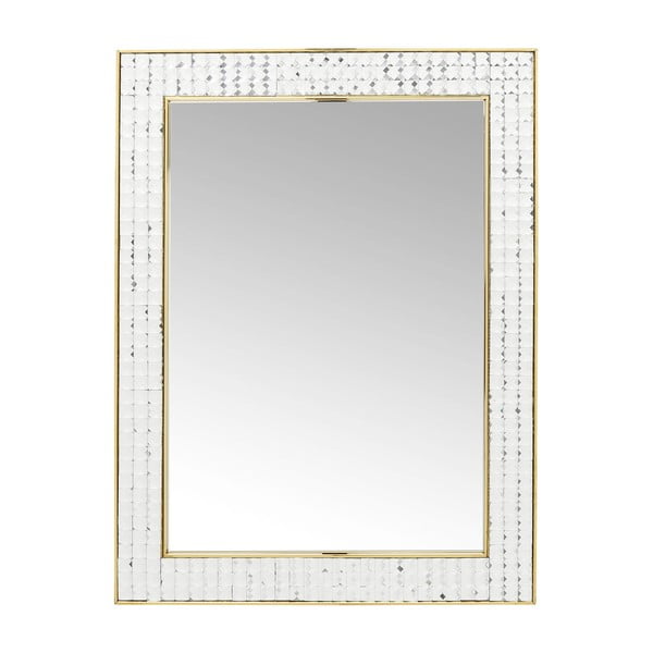 Sienas spogulis Kare Design Crystals Gold, 80 x 60 cm