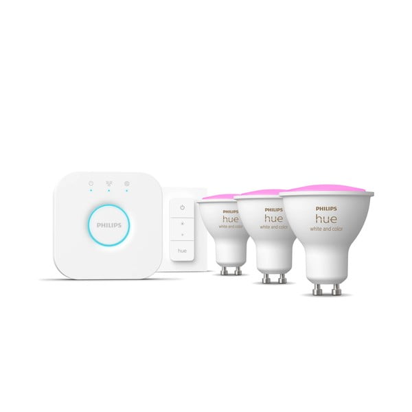 Starta komplekts ar GU10 spuldžu ietveri (5 gab.), 6 W White and color ambiance – Philips Hue-image-1