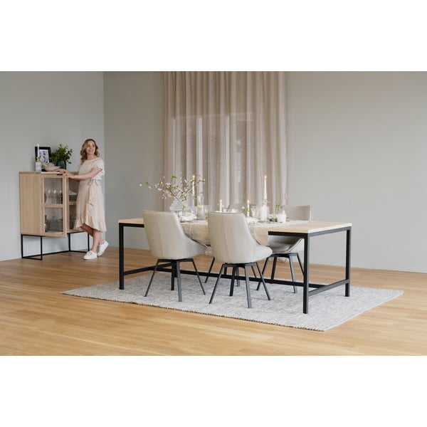 Bēšs grozāms krēsls Rowico Alison-image-2