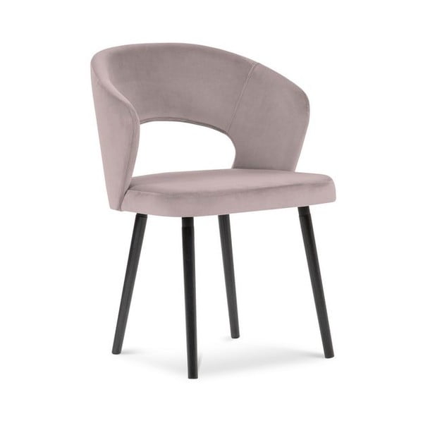 Rozā samta ēdamistabas krēsls Windsor & Co Sofas Elpis