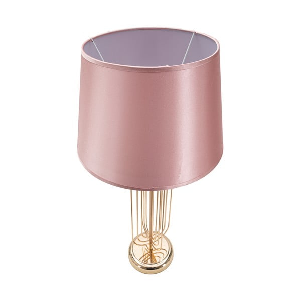 Rozā galda lampa Mauro Ferretti Krista, augstums 64 cm-image-2