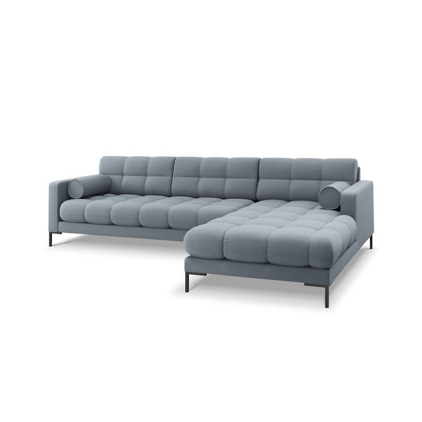 Gaiši zils stūra dīvāns Cosmopolitan Design Bali, labais stūris-image-3