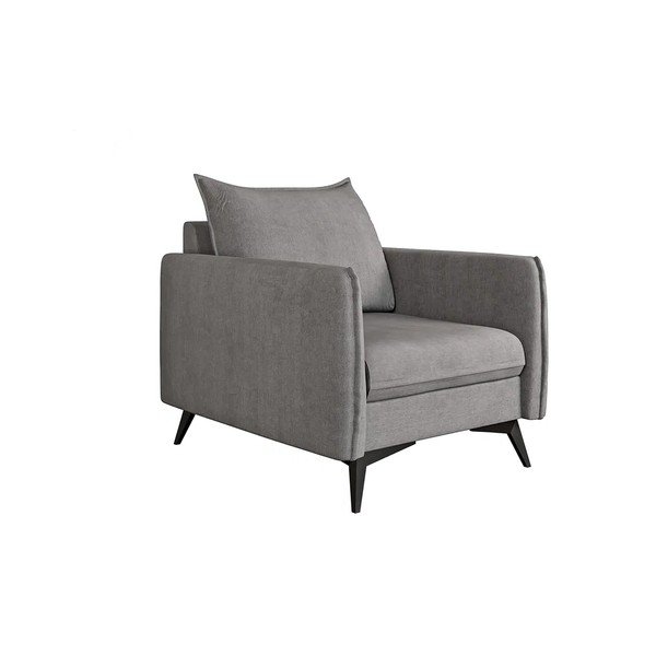 Pelēks atpūtas krēsls Juli Bis – Ropez