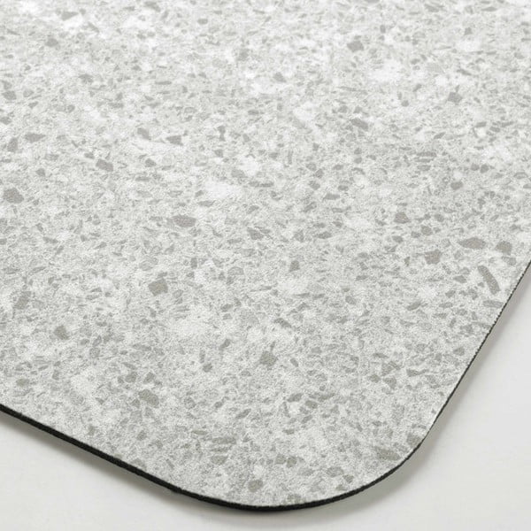 Pelēks vannas istabas paklājiņš 50x80 cm Granite – douceur d'intérieur-image-3