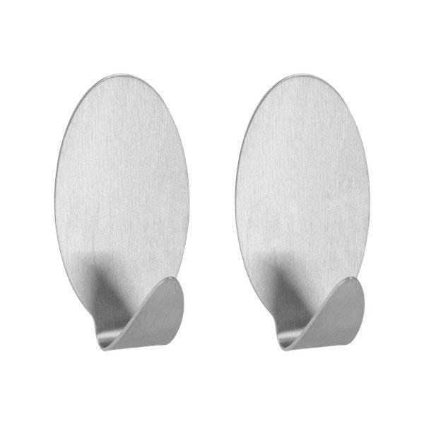 2 pašlīmējošu nerūsējošā tērauda āķu komplekts Metaltex Mia-image-1