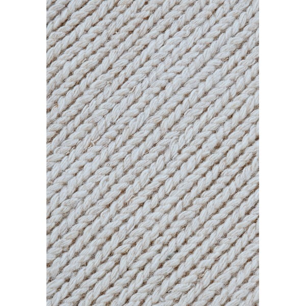 Balts ar rokām darināts vilnas apaļš paklājs ø 200 cm Francois – Villeroy&Boch-image-4