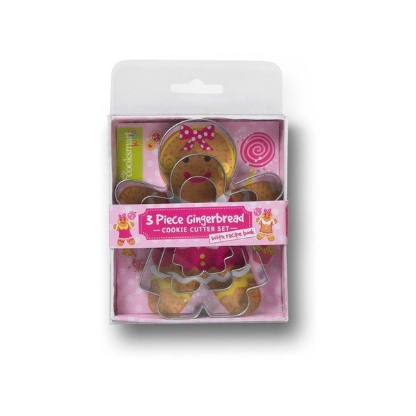 3 Cooksmart ® piparkūku meiteņu cepumu griezēju komplekts-image-1