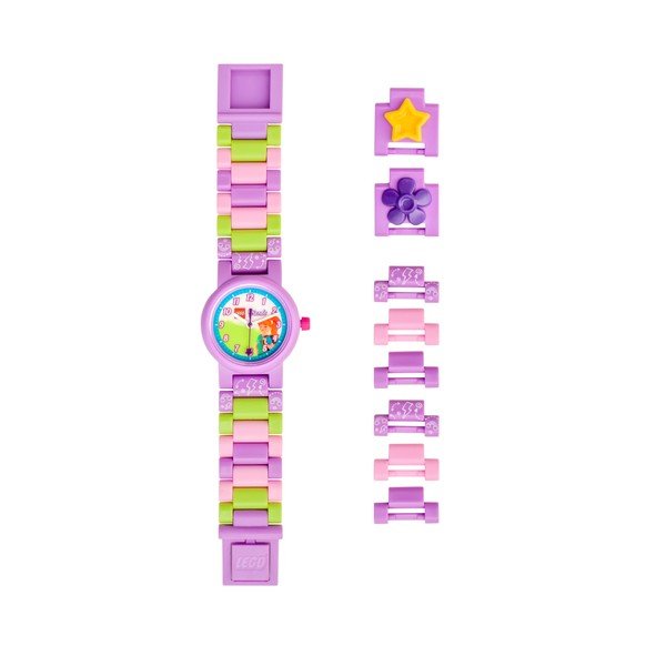 Violets rokas pulkstenis ar atlokāmu siksniņu LEGO® Friends Mia-image-4