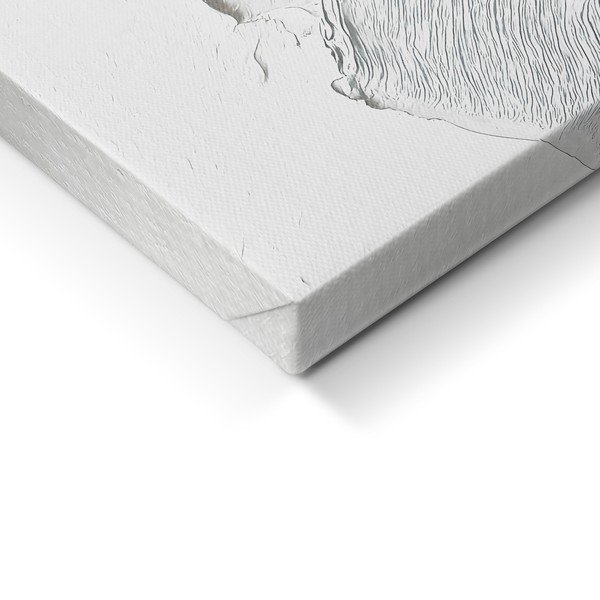 Attēls ar manuāli gleznotiem elementiem 70x100 cm Petal Glow – Styler-image-2