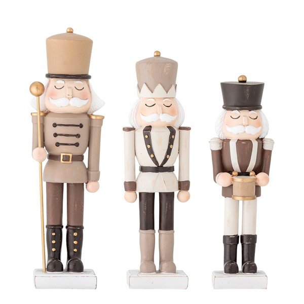 Ziemassvētku figūriņas (3 gab.) no polirezīna (augstums 27 cm) Darryl – Bloomingville