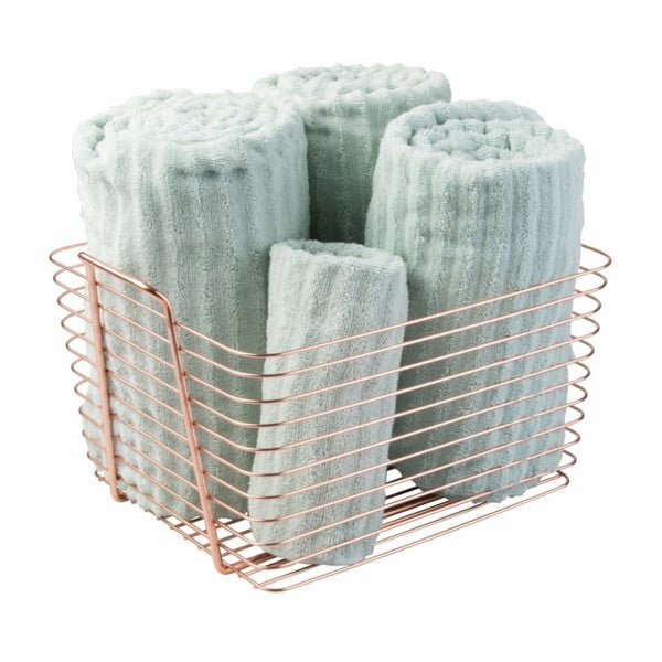 Oranžs metāla grozs InterDesign Classico, 37,5 x 30 cm-image-2