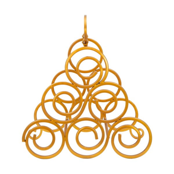 Vīna statīvs zelta krāsā Mauro Ferretti-image-2