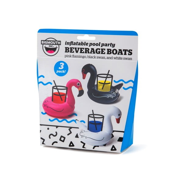 3 piepūšamo riņķu komplekts dzērieniem Big Mouth Inc. Birds-image-1