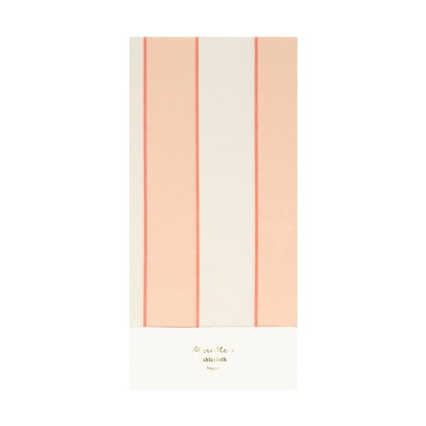 Galdauts 137x259 cm Peach Stripe – Meri Meri