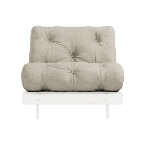 Izvelkamais krēsls Karup Design Roots White/Linen Beige-image-3