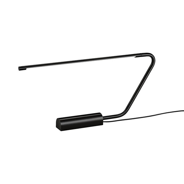 Melna LED galda lampa (augstums 33 cm) Olea – Trio Select