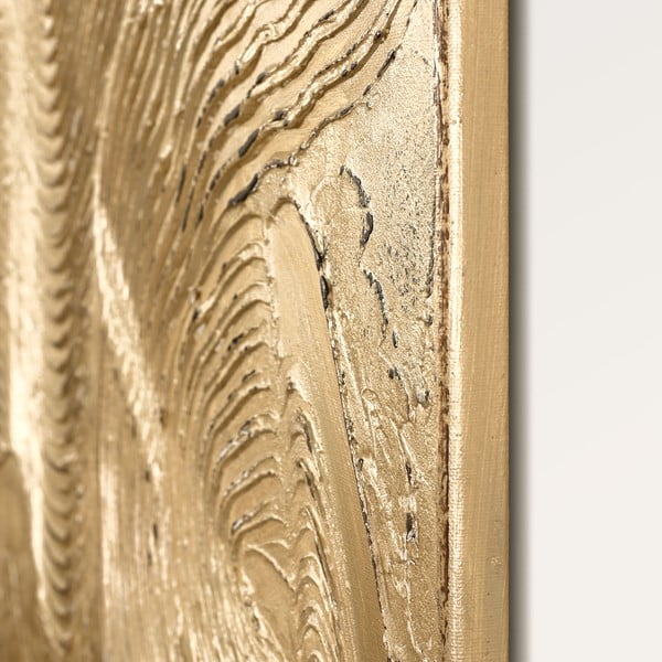 Ar rokām apgleznota glezna 88x118 cm Metallic Champagne – Malerifabrikken-image-2