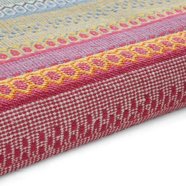 Ar rokām darināts kokvilnas paklājs 120x170 cm Cascade Bright Multi – Think Rugs-image-4