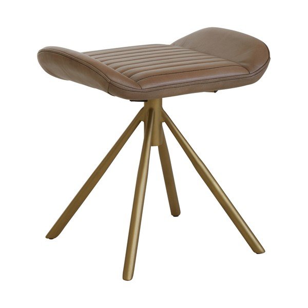 Pelēks ādas kāju soliņš Buffalo – Premier Housewares