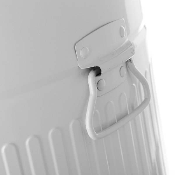 Balts metāla atkritumu grozs Casa Selección, 20 L-image-2