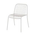 Gaiši pelēks metāla dārza krēsls Yua Wire – Blomus