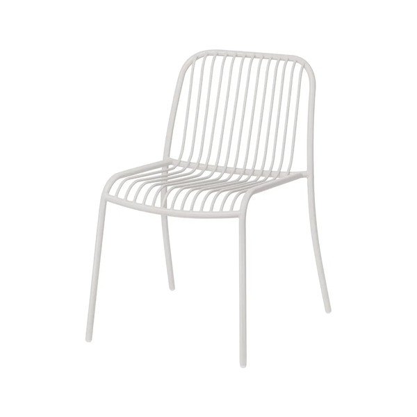 Gaiši pelēks metāla dārza krēsls Yua Wire – Blomus