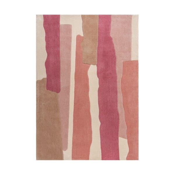 Pelēki rozā paklājs Flair Rugs Escala, 160 x 230 cm