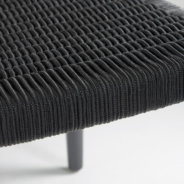 Melns dārza krēsls no eikalipta koka Kave Home Glynis-image-4