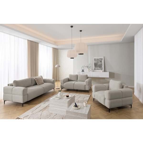 Bēšs dīvāns 154 cm Helio – Ropez-image-2