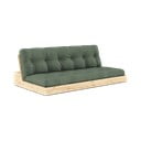 Zaļš izvelkamais dīvāns 196 cm Base – Karup Design