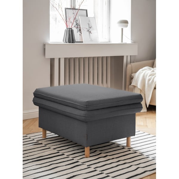 Tumši pelēks kāju soliņš Simon – Miuform-image-4