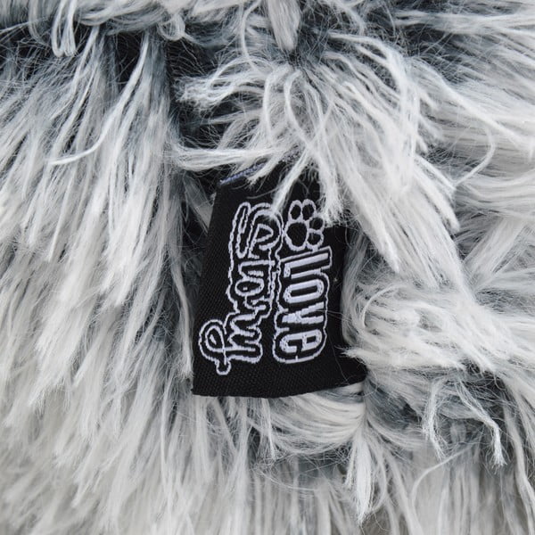 Balta mājdzīvnieku gulta suņiem 100x70 cm Fluffy Heather – Love Story-image-4