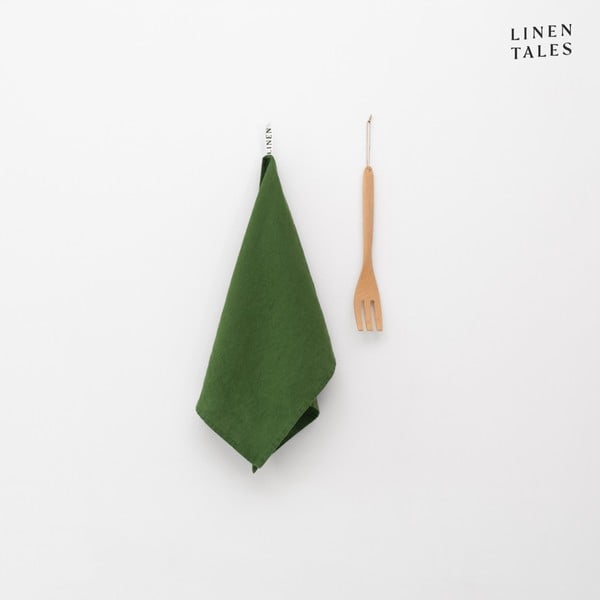 Lina trauku dvielis 45x65 cm True Green – Linen Tales