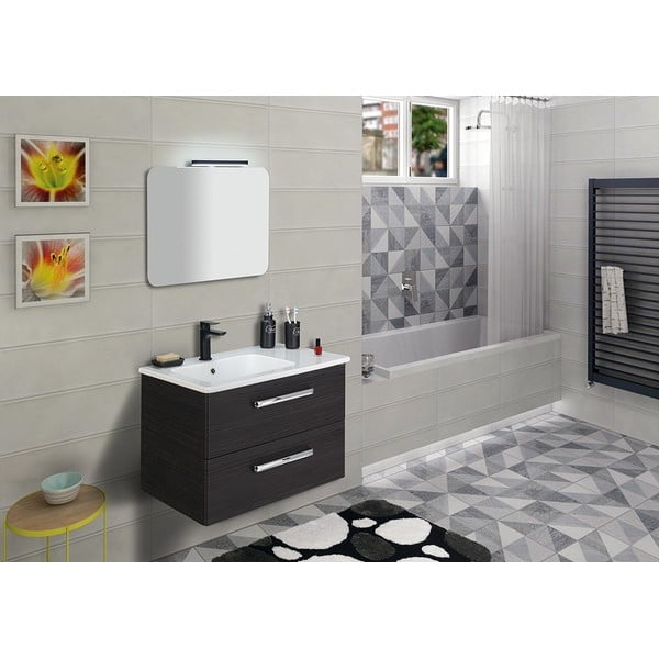 Matēti melns stāvošs jaucējkrāns izlietnei Spy – Sapho-image-3