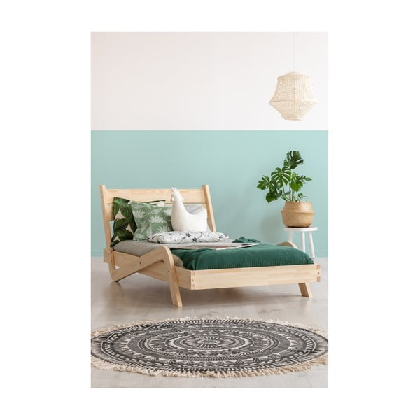 Bērnu gulta no priedes koka Adeko Zigzag, 80 x 200 cm-image-2